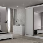 Guarda Roupa Casal Com Espelho 3 Portas 6 Gavetas Toulon Espr