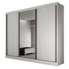 Guarda Roupa Casal Com Espelho 3 Portas 6 Gavetas Toulon Espr