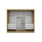 Guarda Roupa Casal Com Espelho 3 Portas 6 Gavetas Údine Espre