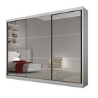 Guarda Roupa Casal Com Espelho 3 Portas 6 Gavetas Údine Novo