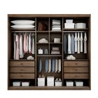Guarda Roupa Casal Com Espelho 3 Portas 6 Gavetas Vegas Cacau