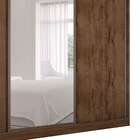 Guarda Roupa Casal Com Espelho 3 Portas 8 Gavetas Spazzio Nov