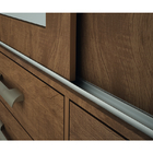 Guarda Roupa Casal Com Espelho 3 Portas 9 Gavetas Meridian D'