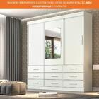 Guarda Roupa Casal Com Espelho 3 Portas 9 Gavetas New Star Sa