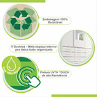 Guarda Roupa Casal Com Espelho 3 Portas 9 Gavetas New Star Sa