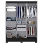 Guarda Roupa Casal Com Espelho 3 Portas Atenas Yescasa