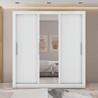 Guarda Roupa Casal Com Espelho 3 Portas Com 4 Gavetas Quito E