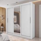 Guarda Roupa Casal Com Espelho 3 Portas Com 4 Gavetas Quito E