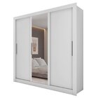 Guarda Roupa Casal Com Espelho 3 Portas Com 4 Gavetas Quito E