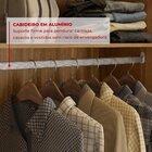 Guarda Roupa Casal Com Espelho 3 Portas De Correr 100% Mdf Lo