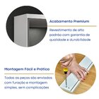 Guarda-roupa Casal Com Espelho 3 Portas De Correr 2 Gavetas M