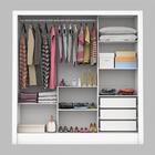 Guarda Roupa Casal Com Espelho 3 Portas De Correr 3 Gavetas S