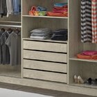 Guarda-roupa Casal Com Espelho 3 Portas De Correr 4 Gavetas 1