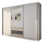 Guarda Roupa Casal Com Espelho 3 Portas De Correr 6 Gavetas P