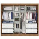 Guarda-roupa Casal Com Espelho 3 Portas De Correr 8 Gavetas G