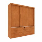 Guarda Roupa Casal Com Espelho 3 Portas De Correr 9 Gavetas 1