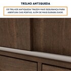 Guarda Roupa Casal Com Espelho 3 Portas De Correr 9 Gavetas C