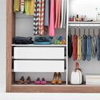 Guarda-roupa Casal Com Espelho 3 Portas De Correr Flórida Esp