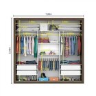 Guarda-roupa Casal Com Espelho 3 Portas De Correr Flórida Esp