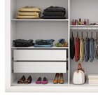 Guarda-roupa Casal Com Espelho 3 Portas De Correr Ilheus Plus