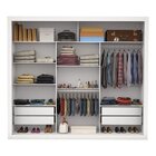 Guarda-roupa Casal Com Espelho 3 Portas De Correr Ilheus Plus