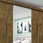 Guarda-roupa Casal Com Espelho 3 Portas De Correr Ilheus Plus