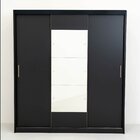 Guarda-roupa Casal Com Espelho 3 Portas De Correr Muriqui Max