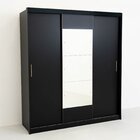 Guarda-roupa Casal Com Espelho 3 Portas De Correr Muriqui Max