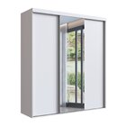 Guarda-roupa Casal Com Espelho 3 Portas De Correr Rc3105 Bran