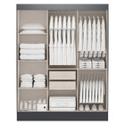 Guarda Roupa Casal Com Espelho 3 Portas De Correr San Marino