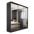 Guarda Roupa Casal Com Espelho 3 Portas Em Perfect Lugano  Pr