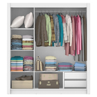Guarda Roupa Casal com Espelho 3 Portas Madesa Lyon