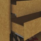 Guarda Roupa Casal Com Espelho 3 Portas Royale Ripado  Madeir