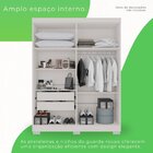 Guarda-roupa Casal Com Espelho 4 Portas 2 Gavetas França