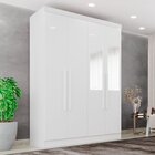 Guarda-roupa Casal Com Espelho 4 Portas 2 Gavetas França