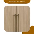 Guarda Roupa Casal Com Espelho 4 Portas 4 Gavetas Berlim Cedr