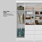 Guarda Roupa Casal Com Espelho 4 Portas 6 Gavetas Cádis Demób