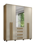 Guarda-roupa Casal Com Espelho 5 Portas 3 Gavetas Las Vegas I