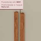 Guarda-roupa Casal Com Espelho 6 Portas 2 Gavetas Com Pés 100