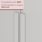Guarda-roupa Casal Com Espelho 6 Portas 2 Gavetas Com Pés 100