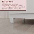 Guarda-roupa Casal Com Espelho 6 Portas 2 Gavetas Com Pés 100