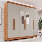 Guarda-roupa Casal Com Espelho 6 Portas 2 Gavetas França