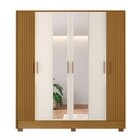 Guarda-roupa Casal Com Espelho 6 Portas 2 Gavetas Londres Fre