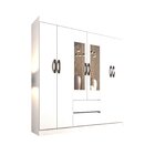 Guarda-roupa Casal Com Espelho 6 Portas 2 Gavetas Porto Sallê