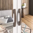 Guarda-roupa Casal Com Espelho 6 Portas 2 Gavetas Porto Sallê