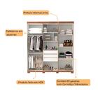 Guarda Roupa Casal Com Espelho 6 Portas 3 Gavetas 100% Mdf Ol