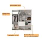 Guarda Roupa Casal Com Espelho 6 Portas 3 Gavetas 100% Mdf Ol