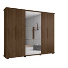 Guarda-roupa Casal Com Espelho 6 Portas 4 Gavetas Canadá Frei