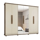 Guarda-roupa Casal Com Espelho 6 Portas 4 Gavetas Canadá Frei