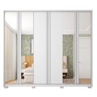 Guarda Roupa Casal Com Espelho 6 Portas 4 Gavetas Suburban Br